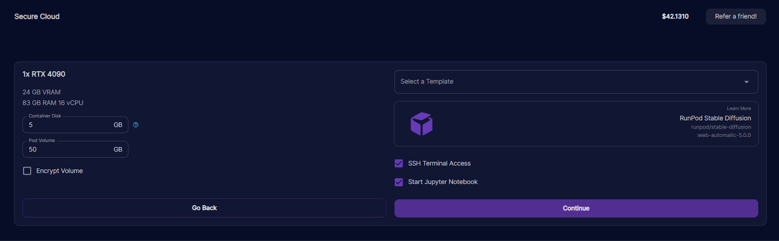 Creating an Animated GIF from an Existing Image with the RunPod Stable  Diffusion Template