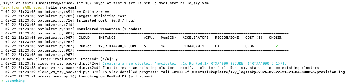 Announcing RunPod’s Integration with SkyPilot