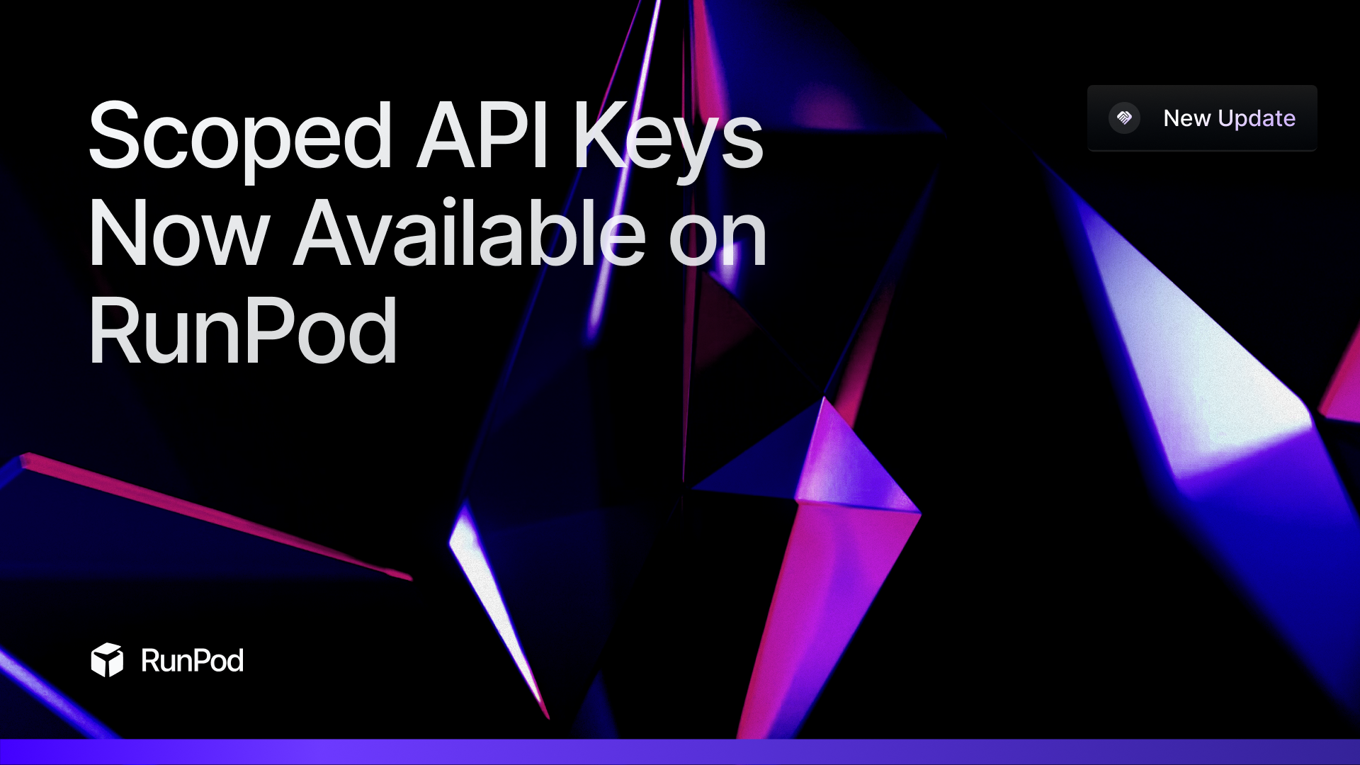 Scoped API Keys Now Available on RunPod