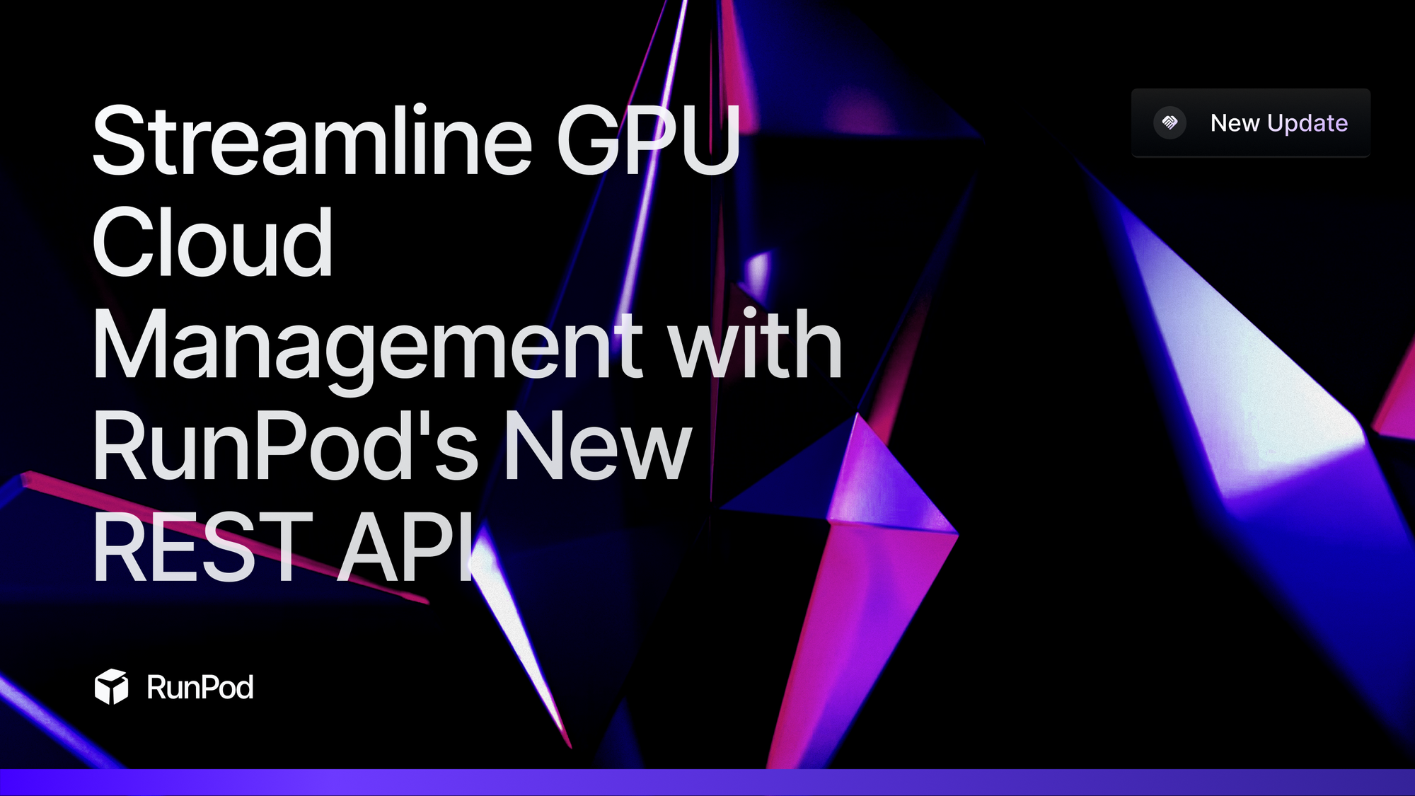 Streamline GPU Cloud Management with RunPod's New REST API